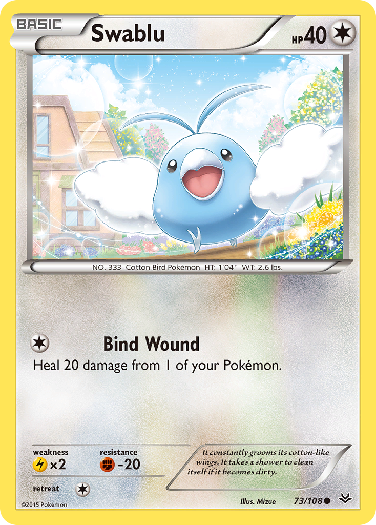 Swablu 73/108 Common card from Roaring Skies