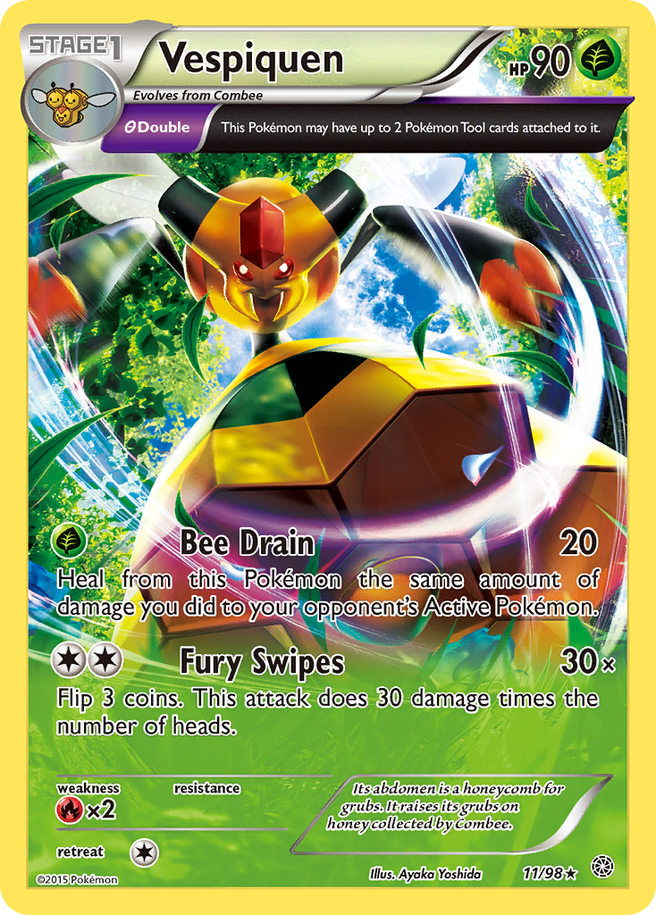 Vespiquen 11 Rare card from Ancient Origins