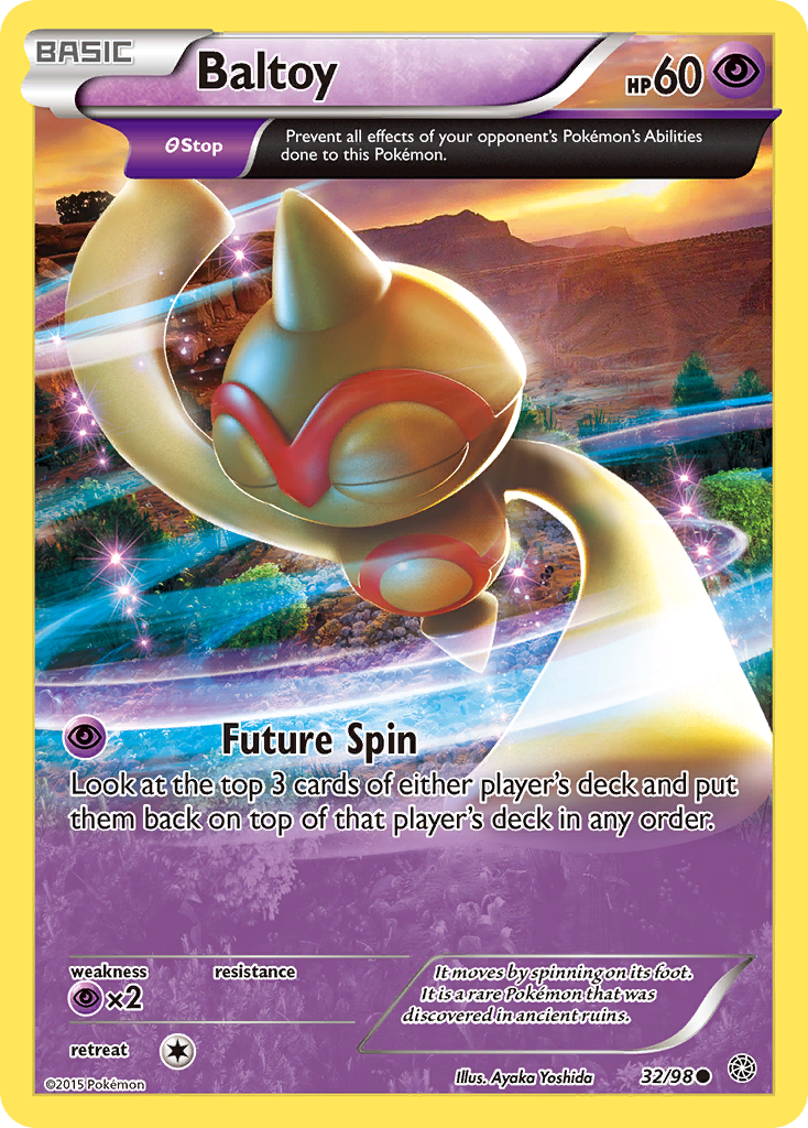 Baltoy 32/98 Common card from Ancient Origins