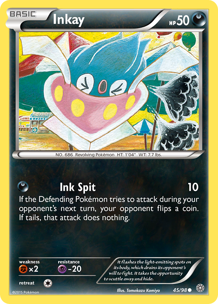 Inkay 45 Common card from Ancient Origins