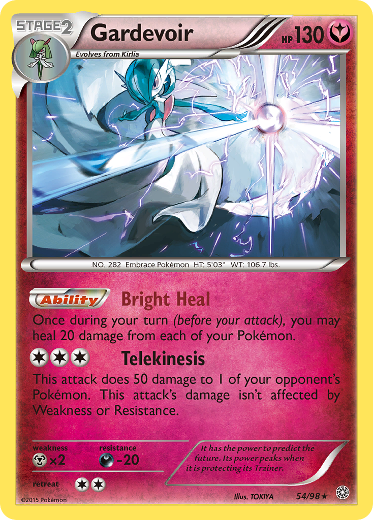 Gardevoir 54/98 Rare Holo card from Ancient Origins