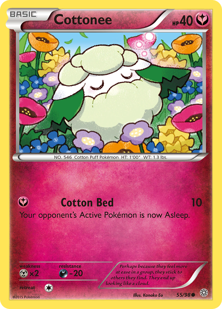 Cottonee 55 Common card from Ancient Origins