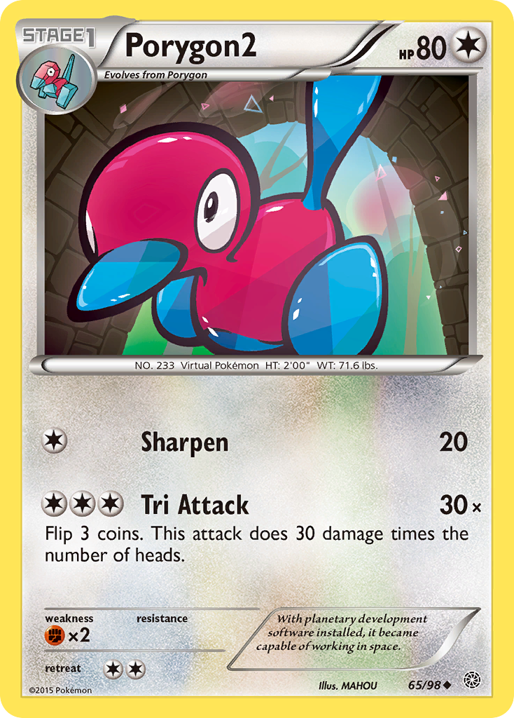Porygon2 65 Uncommon card from Ancient Origins