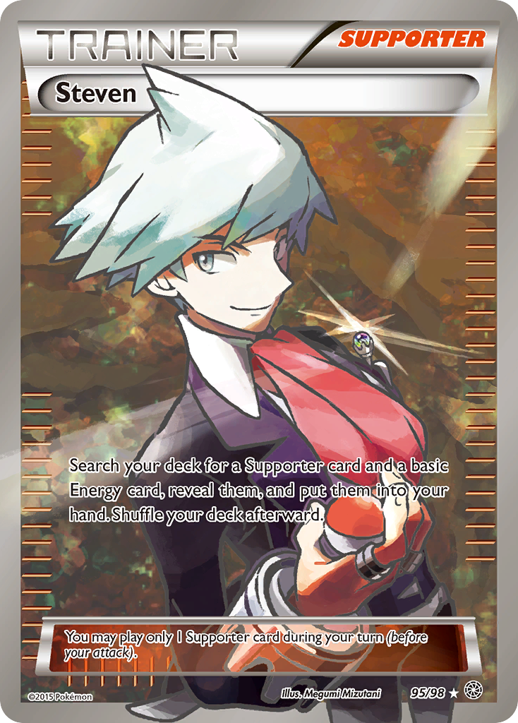 Steven 95 Rare Ultra card from Ancient Origins