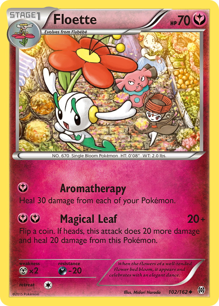 Floette 102/162 Uncommon card from BREAKthrough