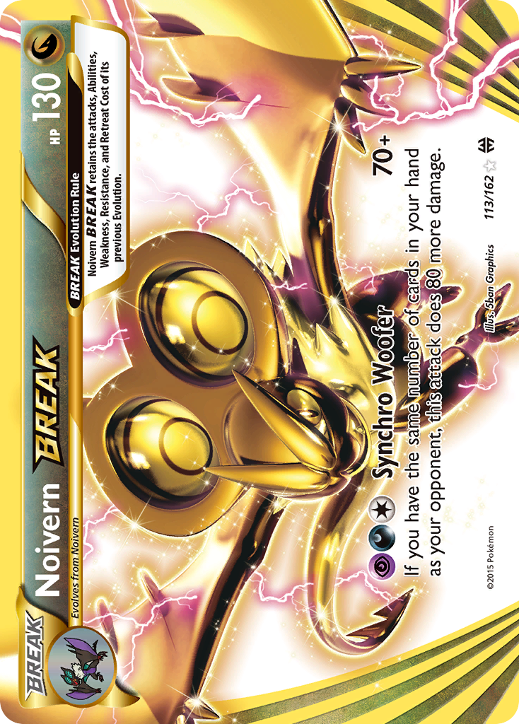 Noivern BREAK 113 Rare BREAK card from BREAKthrough