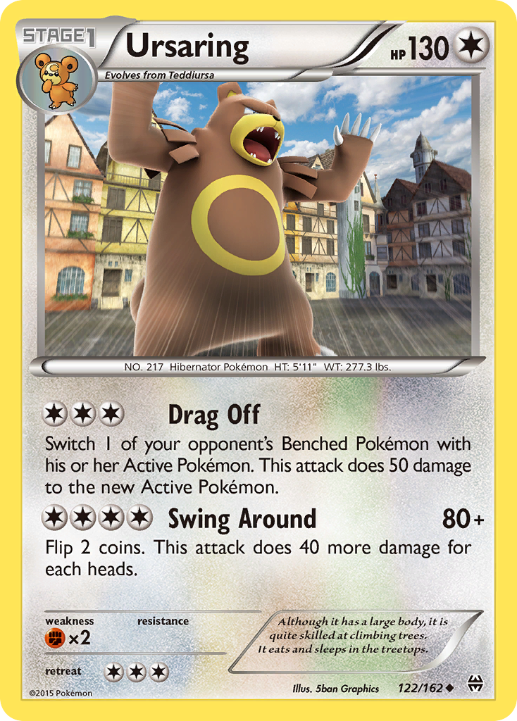 Ursaring 122/162 Uncommon card from BREAKthrough