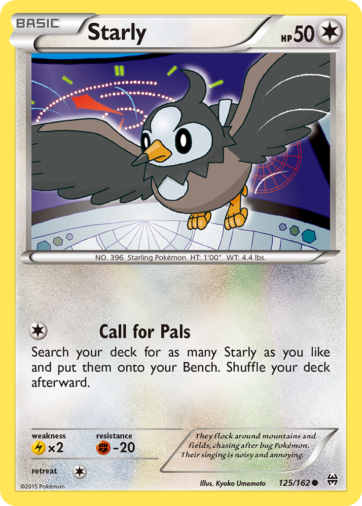 Starly 125/162 Common card from BREAKthrough