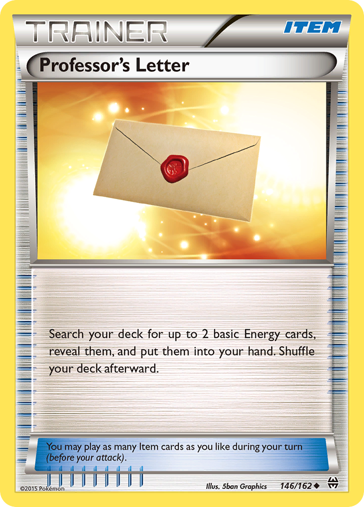 Professor's Letter 146 Uncommon card from BREAKthrough
