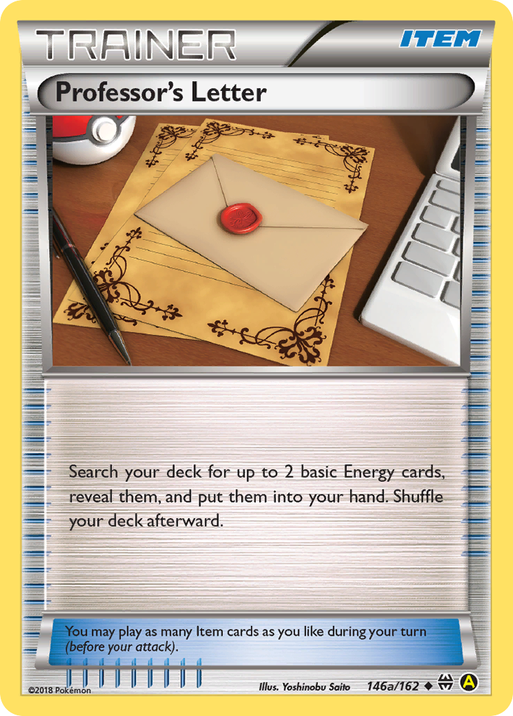 Professor's Letter 146a Uncommon card from BREAKthrough