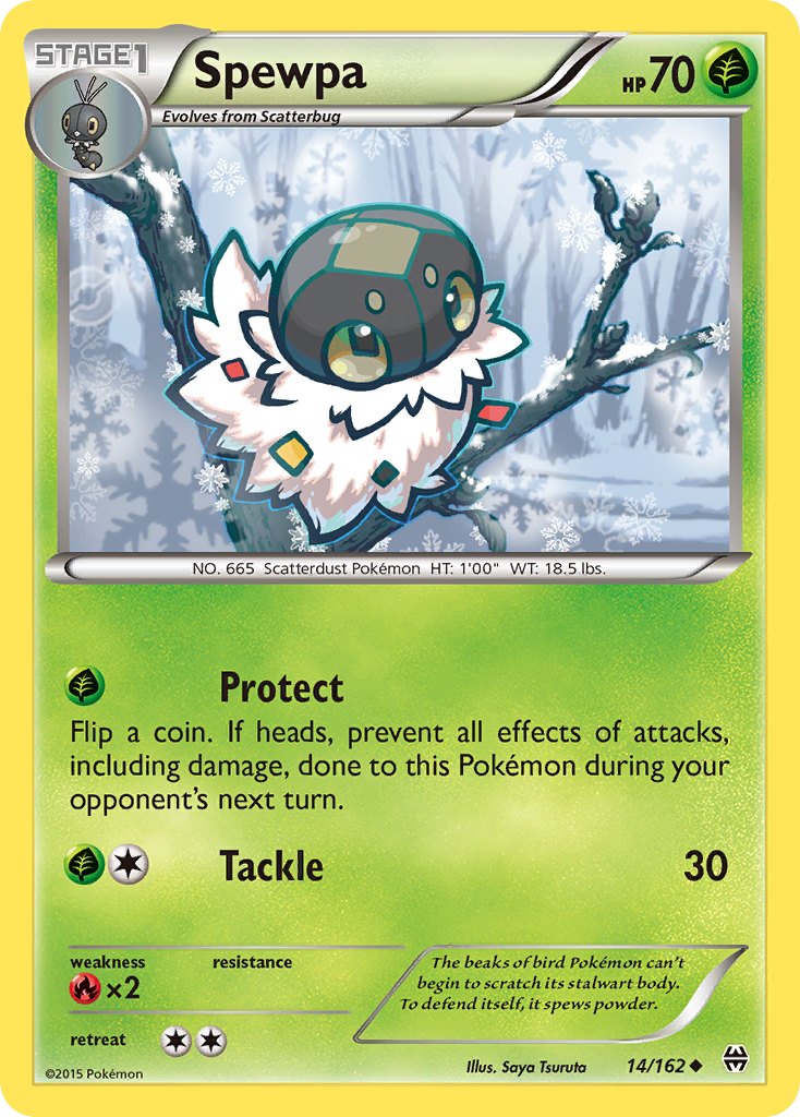 Spewpa 14 Uncommon card from BREAKthrough