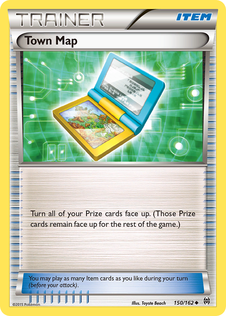 Town Map 150 Uncommon card from BREAKthrough