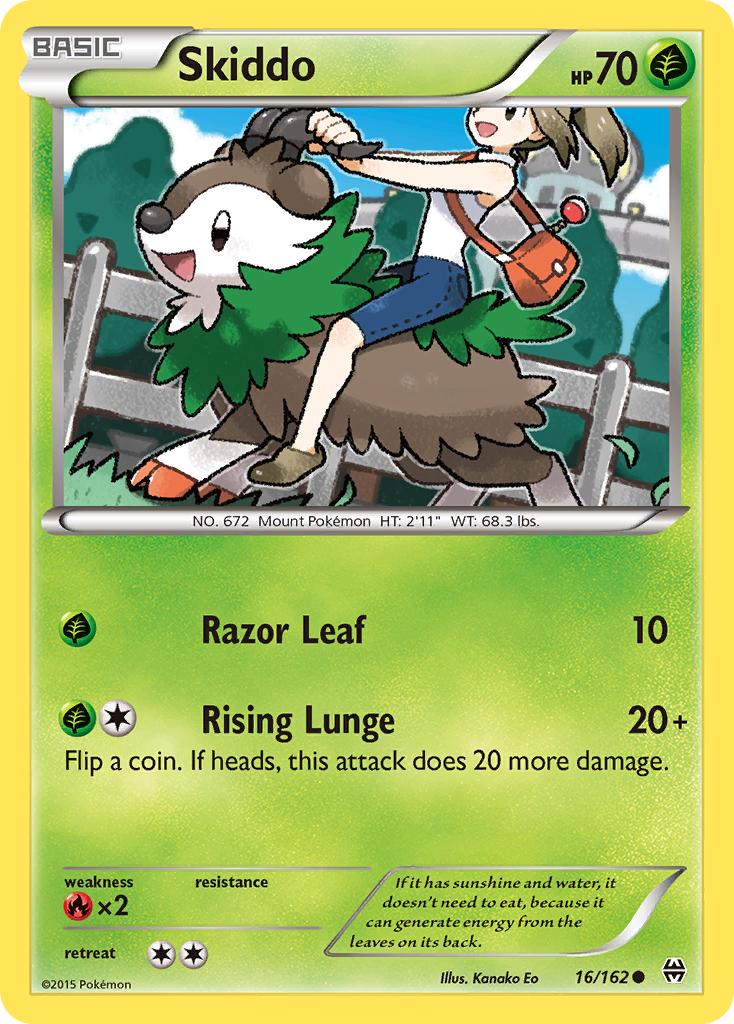 Skiddo 16 Common card from BREAKthrough