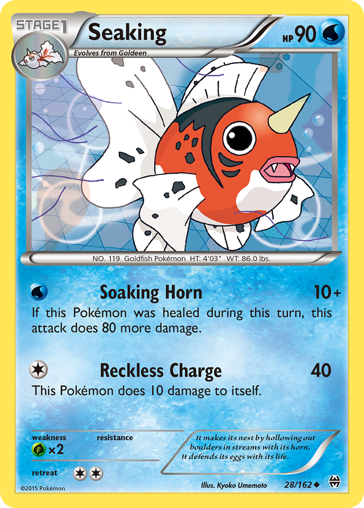 Seaking 28 Uncommon card from BREAKthrough
