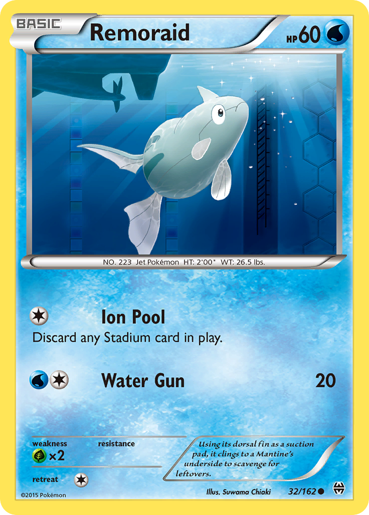 Remoraid 32 Common card from BREAKthrough