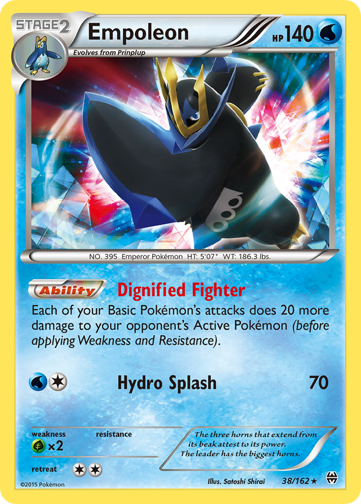 Empoleon 38 Rare Holo card from BREAKthrough