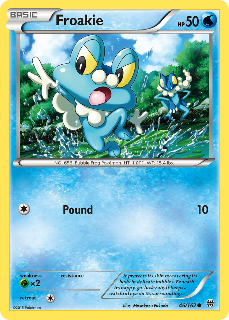 Froakie 46 Common card from BREAKthrough