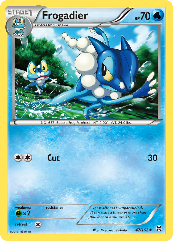 Frogadier 47 Uncommon card from BREAKthrough