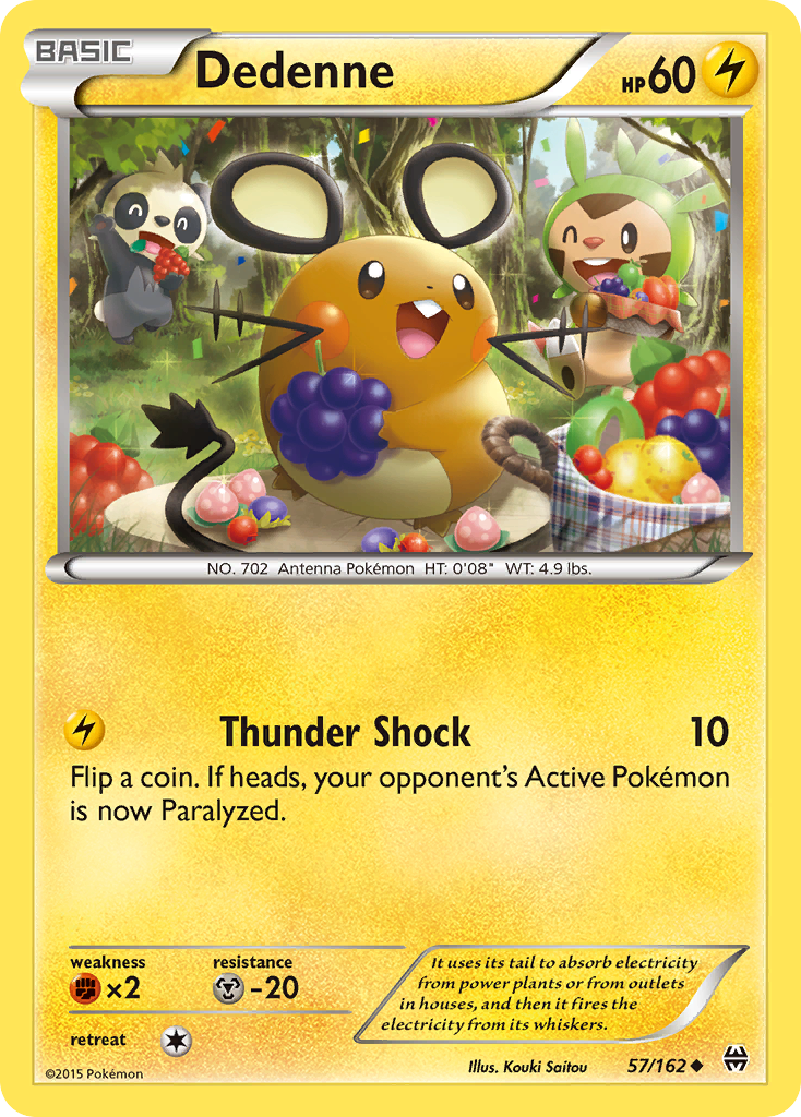 Dedenne 57 Uncommon card from BREAKthrough