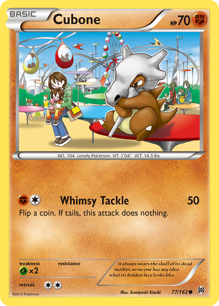 Cubone 77 Common card from BREAKthrough