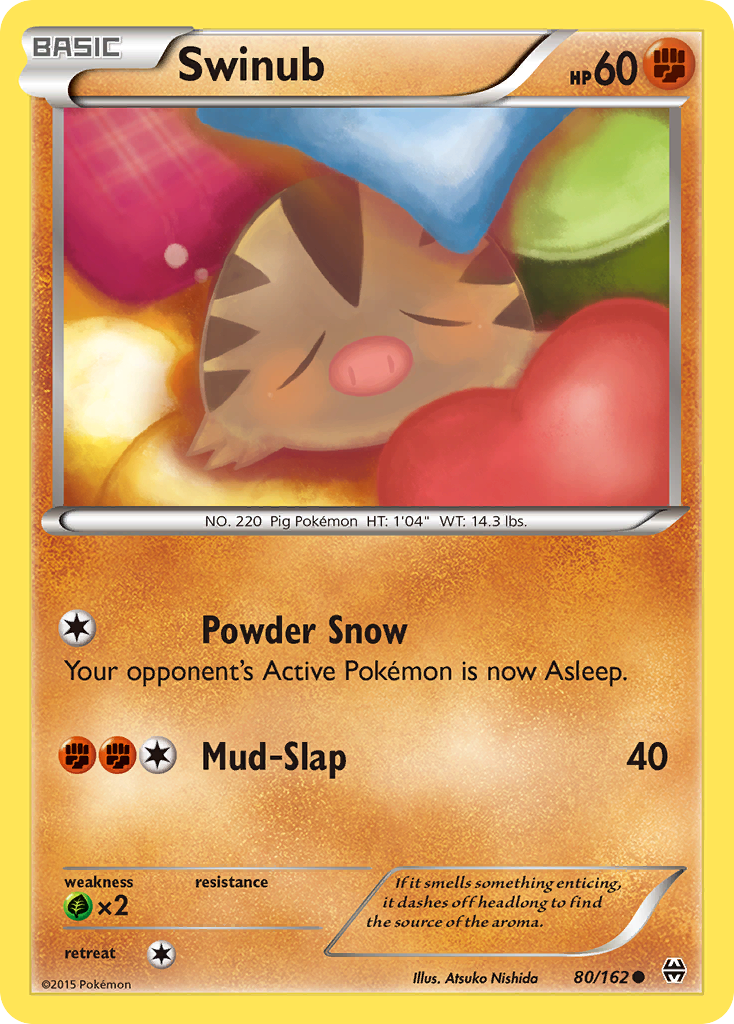Swinub 80 Common card from BREAKthrough