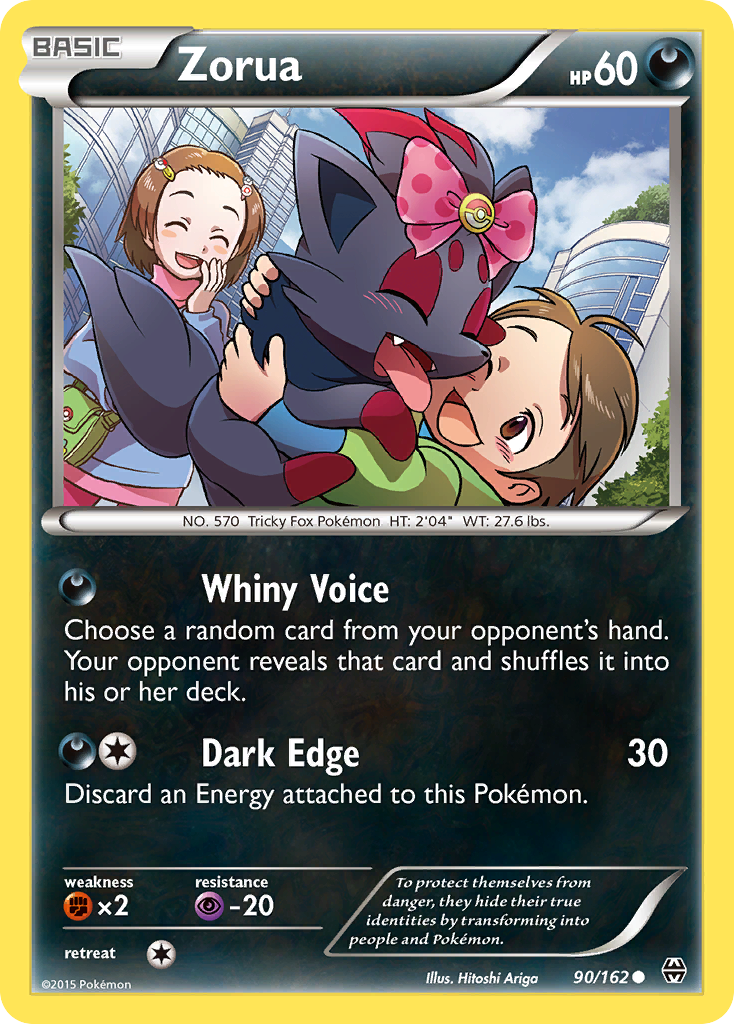 Zorua 90/162 Common card from BREAKthrough