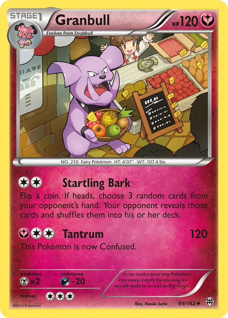 Granbull 99 Uncommon card from BREAKthrough