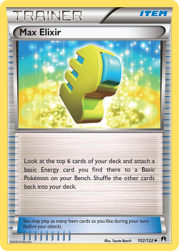 Max Elixir 102 Uncommon card from BREAKpoint