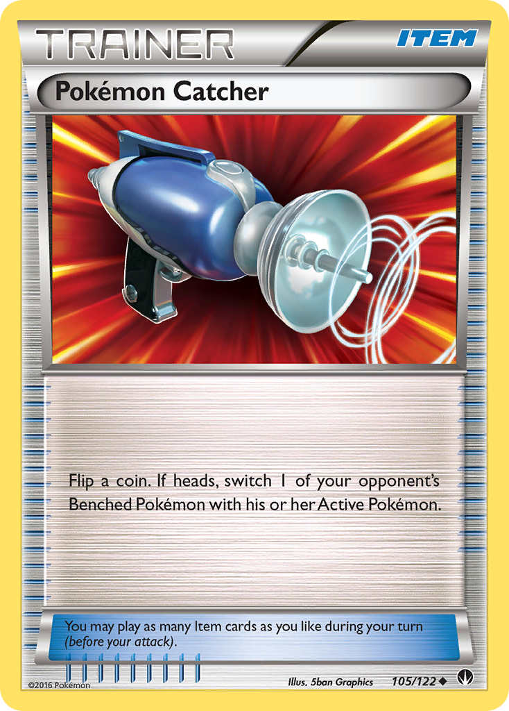 Pokémon Catcher 105 Uncommon card from BREAKpoint