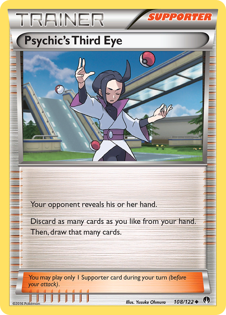 Psychic's Third Eye 108/122 Uncommon card from BREAKpoint