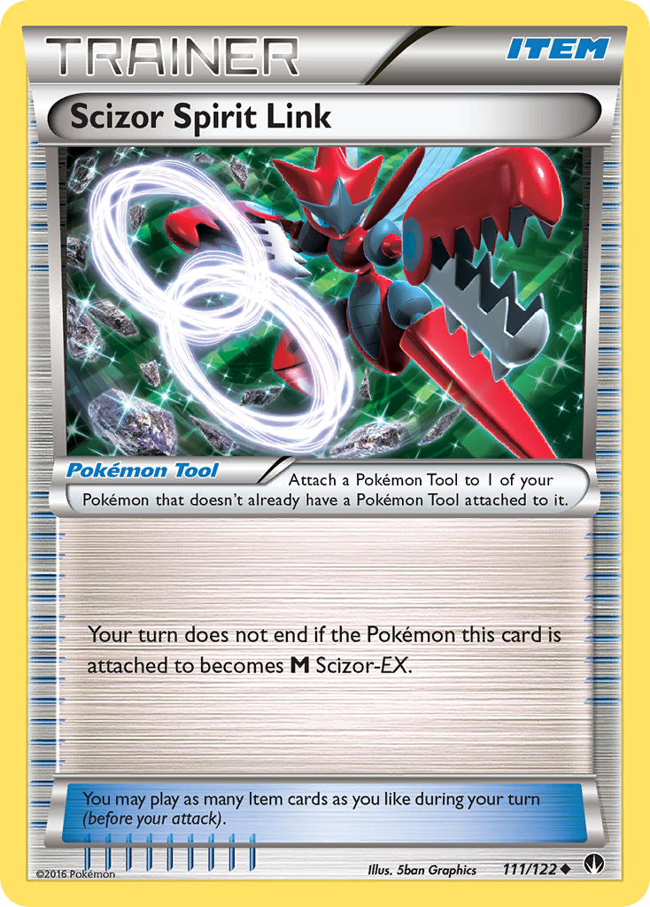 Scizor Spirit Link 111 Uncommon card from BREAKpoint