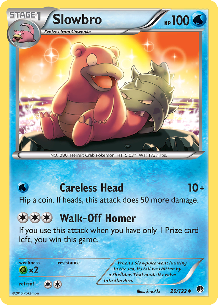 Slowbro 20 Uncommon card from BREAKpoint