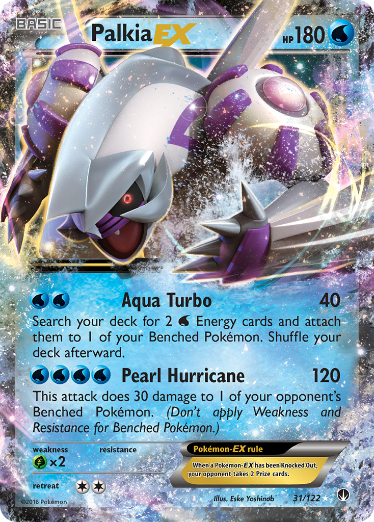 Palkia-EX 31 Rare Holo EX card from BREAKpoint