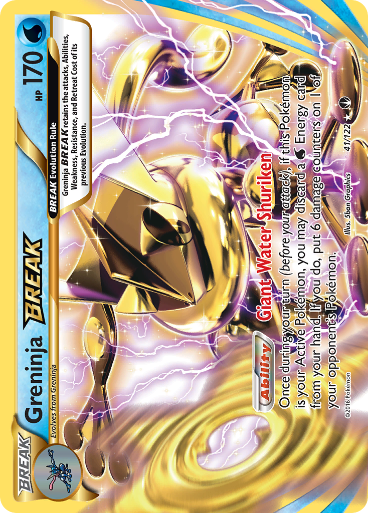 Greninja BREAK 41/122 Rare BREAK card from BREAKpoint