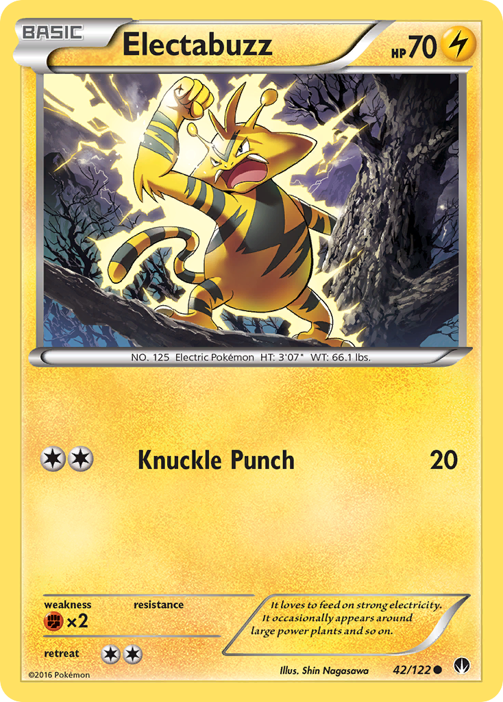Electabuzz 42 Common card from BREAKpoint