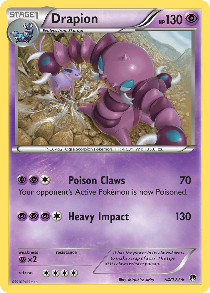 Drapion 54 Rare card from BREAKpoint
