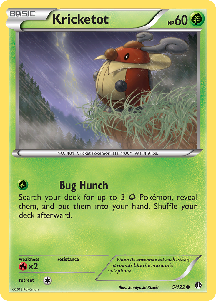 Kricketot 5 Common card from BREAKpoint