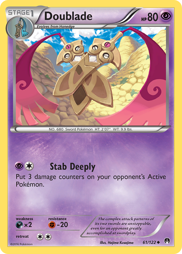 Doublade 61/122 Uncommon card from BREAKpoint