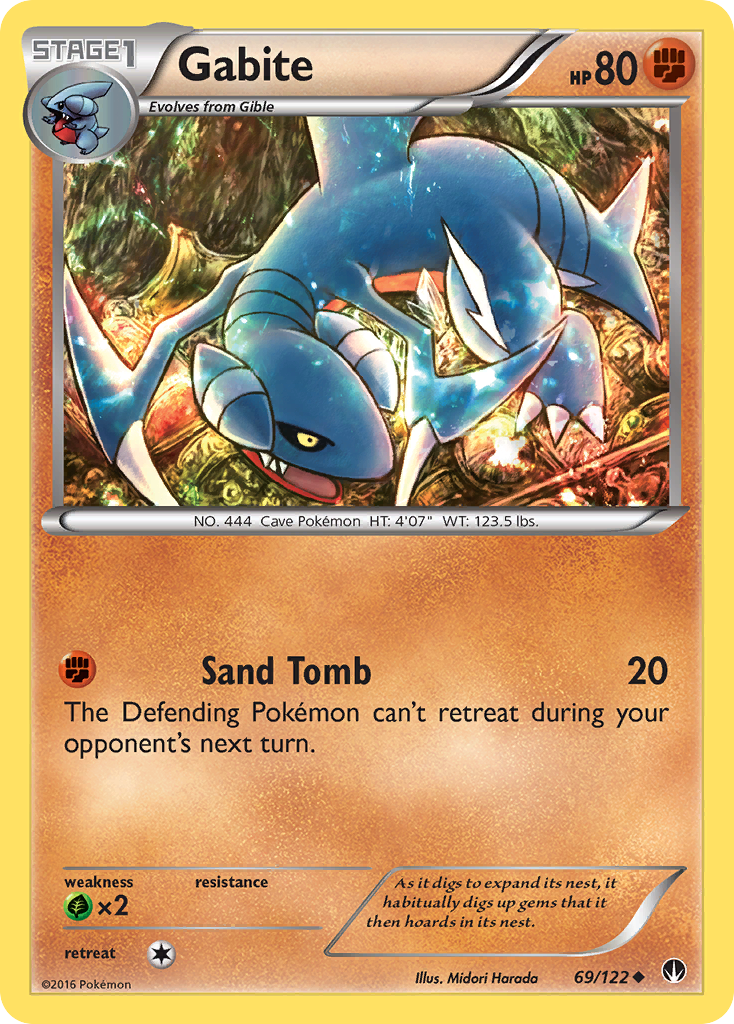 Gabite 69 Uncommon card from BREAKpoint
