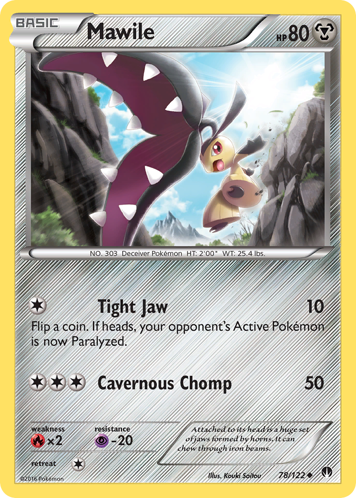 Mawile 78 Uncommon card from BREAKpoint