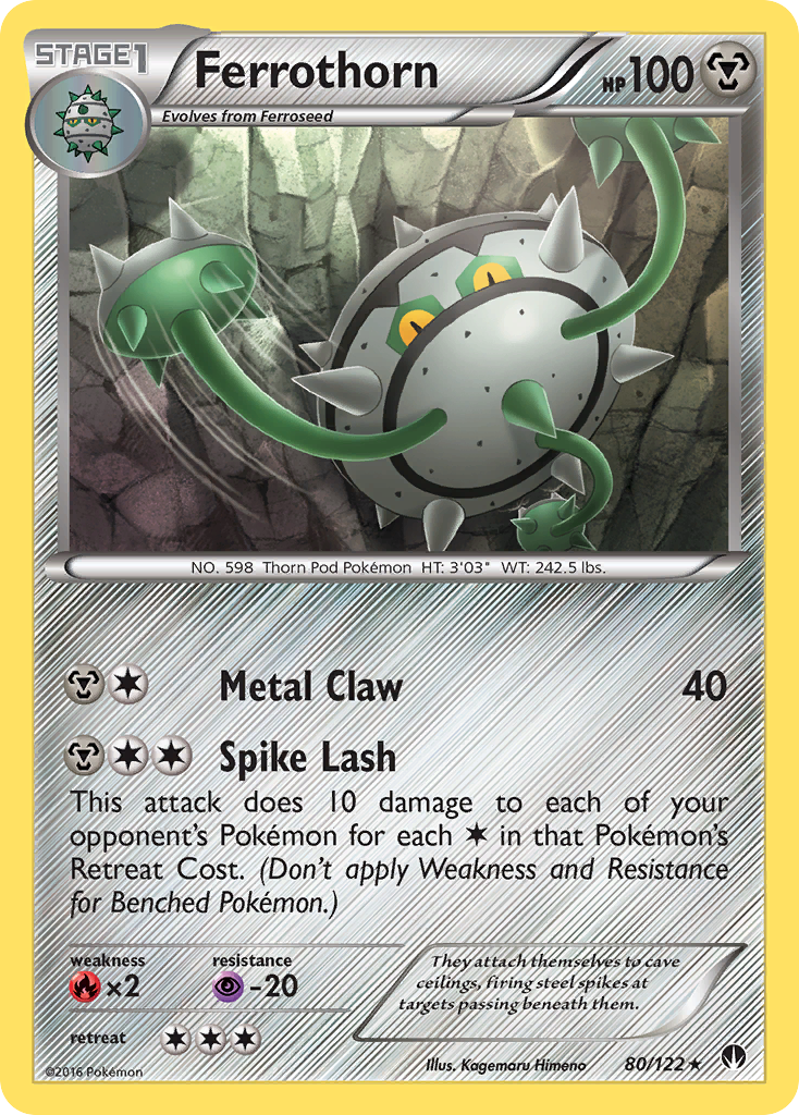 Ferrothorn 80/122 Rare card from BREAKpoint
