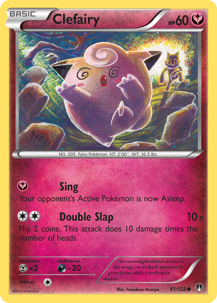 Clefairy 81 Common card from BREAKpoint