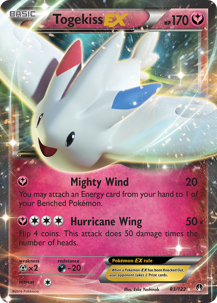 Togekiss-EX 83 Rare Holo EX card from BREAKpoint