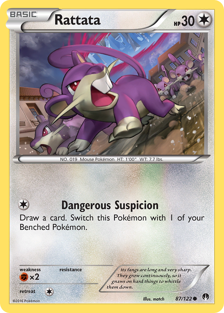 Rattata 87 Common card from BREAKpoint