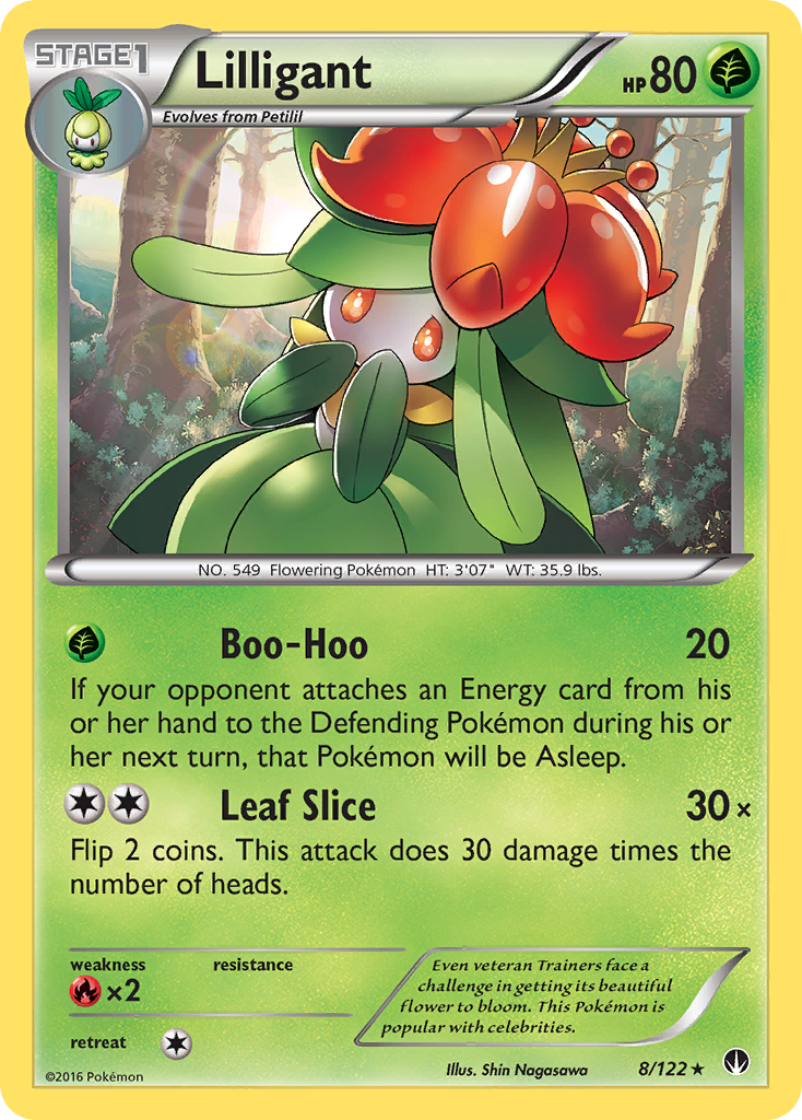 Lilligant 8/122 Rare card from BREAKpoint