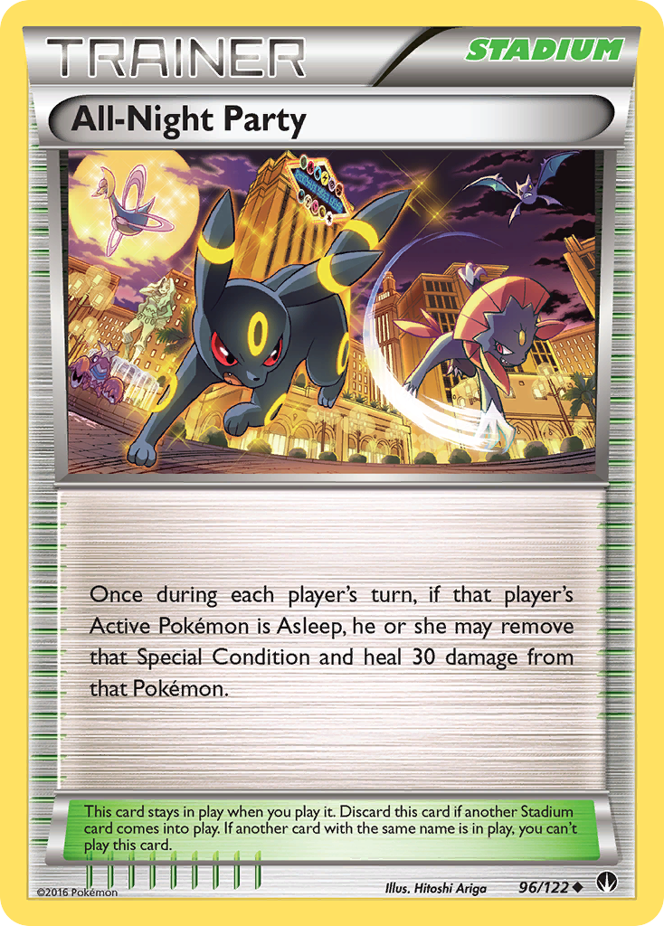 All-Night Party 96 Uncommon card from BREAKpoint