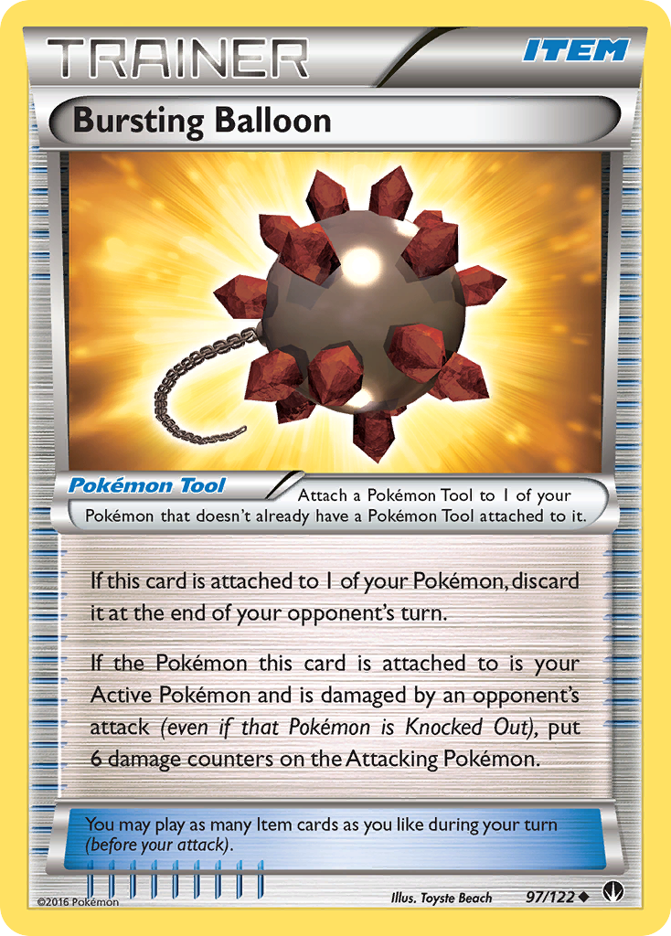 Bursting Balloon 97 Uncommon card from BREAKpoint