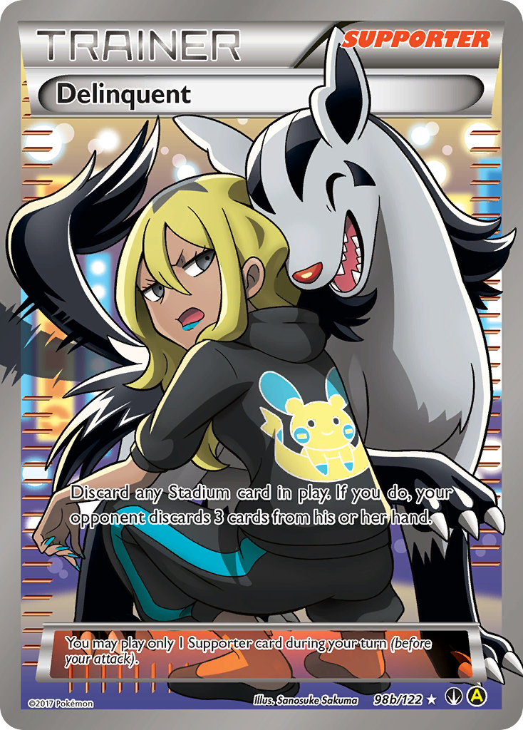 Delinquent 98b/122 Rare Ultra card from BREAKpoint