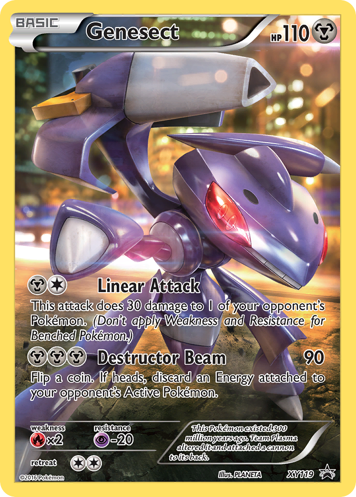 Genesect XY119/211 Promo card from XY Black Star Promos