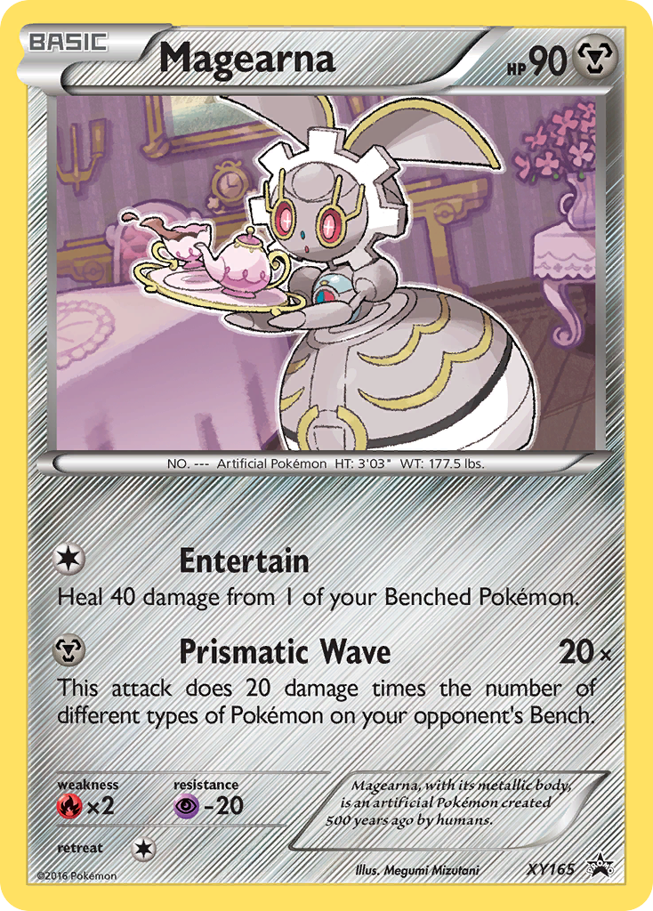 Magearna XY165 Promo card from XY Black Star Promos